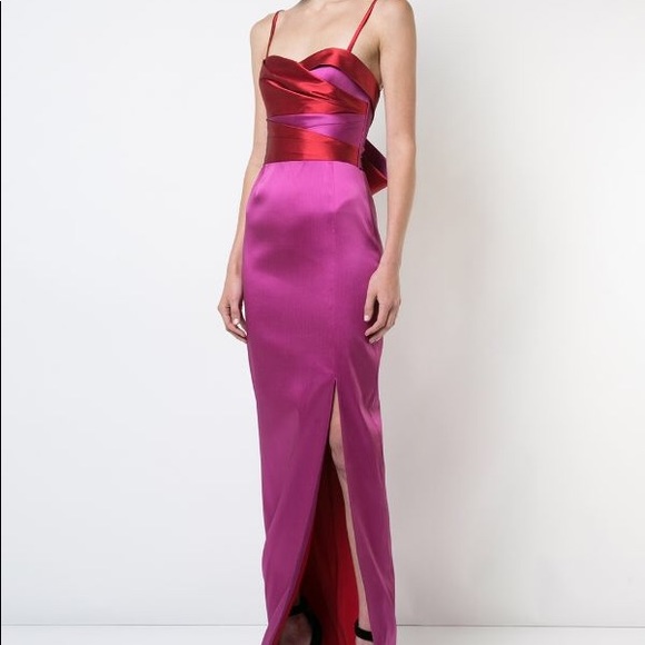 Marchesa Dresses & Skirts - *SOLD* Marchesa Notte Colorblock Column Gown